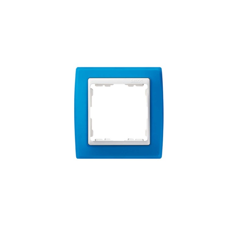 imagen Marco 1 elemento azul translúcido/blanco simón 82