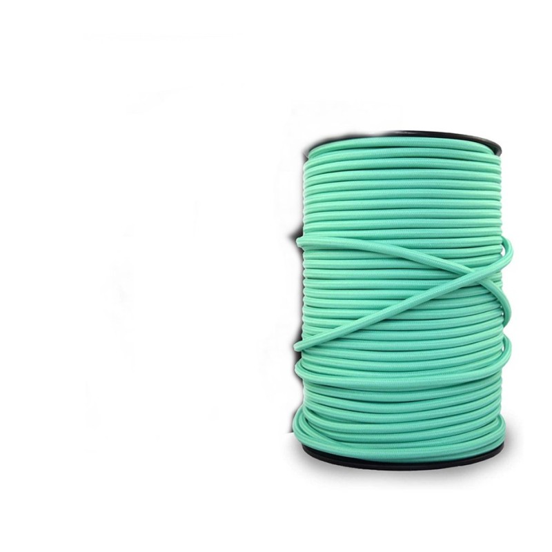 imagen Cable con recubrimiento textil eléctrico verde
