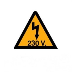Señal de riesgo eléctrico VT