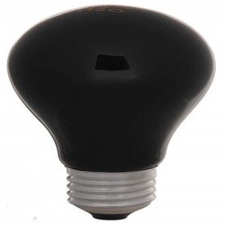 Lámpara estándar 75W luz negra