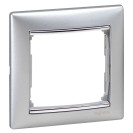 Placa horizontal aluminio/plata