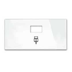 imagen Tapa para cargador USB smartcharge blanco brillante