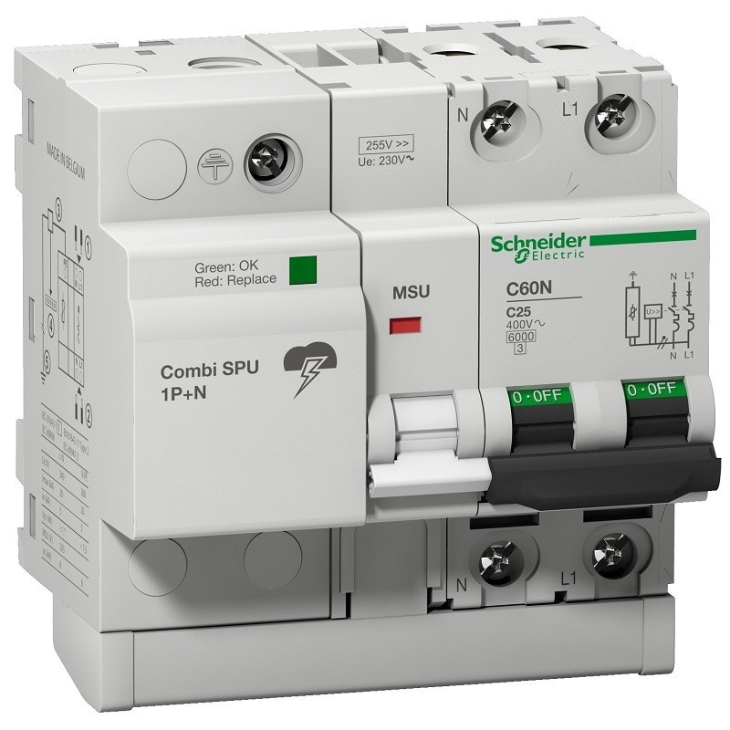 imagen Interruptor automático magnétotérmico - COMBI SPU 25A