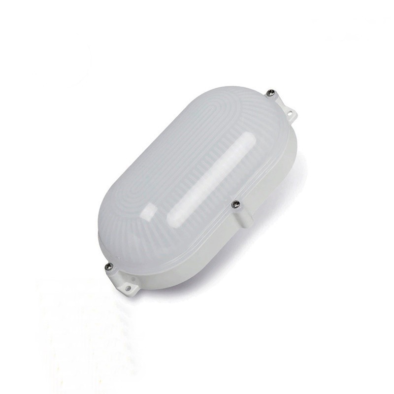 imagen Aplique exterior LED ovalado 9W 4000k liso