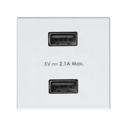 Cargador doble USB 5V/DC 2,1A
