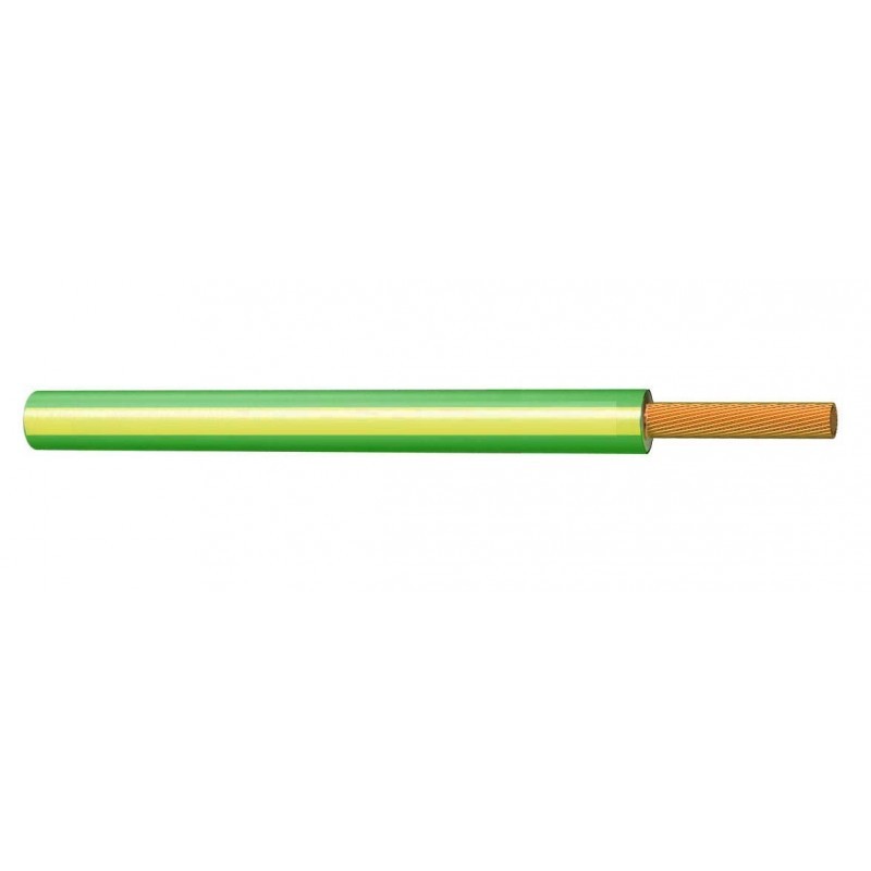 imagen Cable 750V H07Z1-K(AS)1X6 amarillo/verde