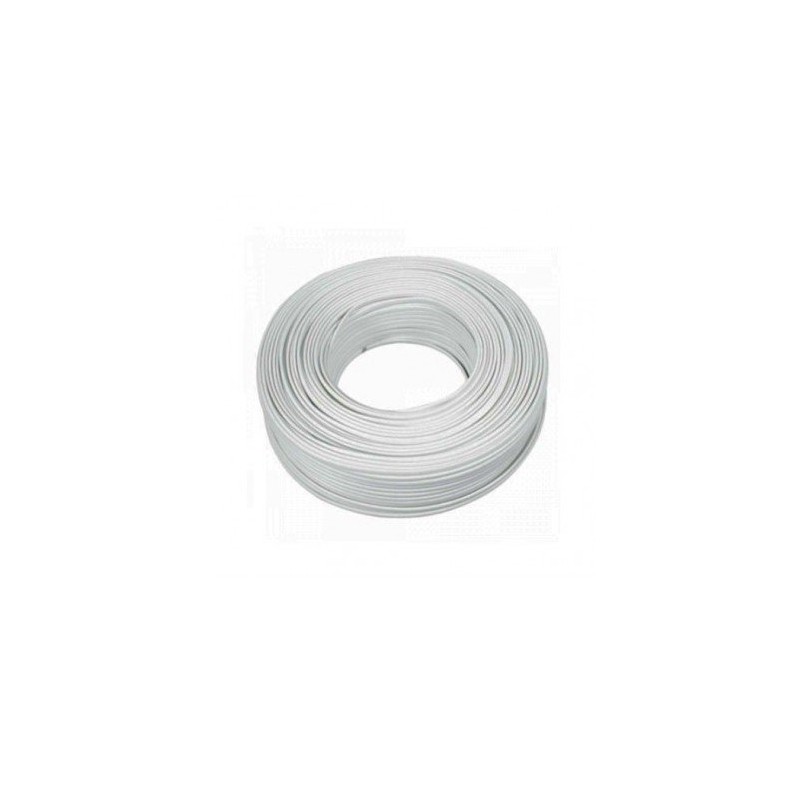 imagen Cable de portero RTAP blanco rollo 100 metros 2+6x0,18mm2