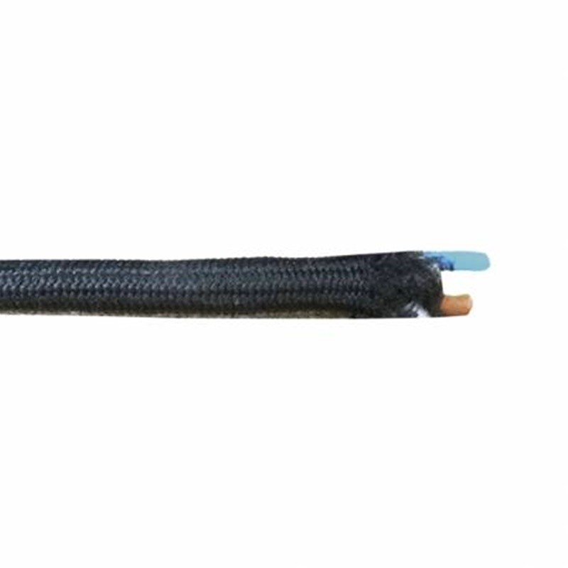 imagen Cable con recubrimiento textil eléctrico negro