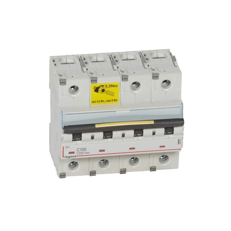 imagen Interruptor automático magnetotérmico DX3 100A 4P 6 módulos