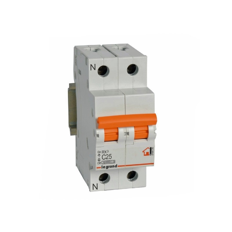 imagen Interruptor automático magnetotérmico RX3 25A 1P+N