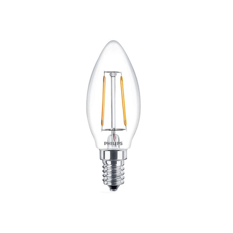 imagen Lámpara LED filament vela 2,3W E14 2700k