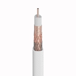 imagen Cable coaxial blanco