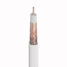 Cable coaxial blanco
