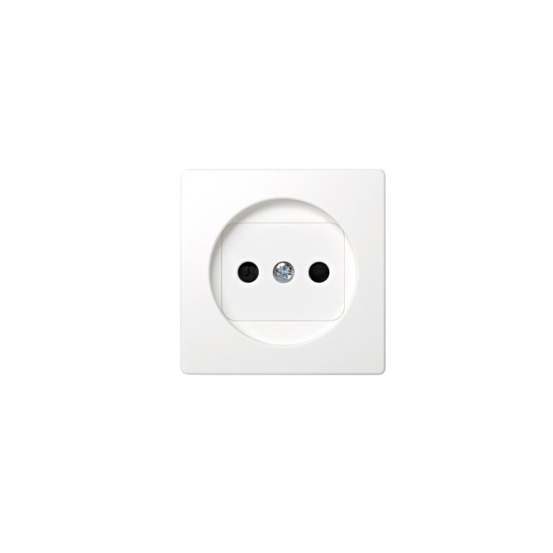 imagen Tapa con dispositivo de seguridad base bipolar blanco simón 73 loft