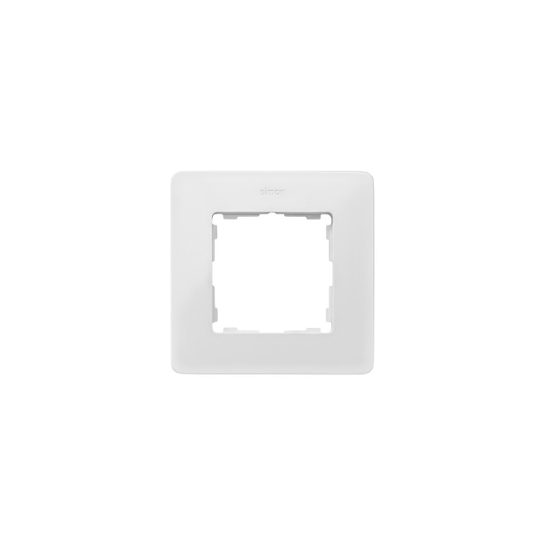 imagen Marco 1 elemento blanco/aluminio simón 82 detail