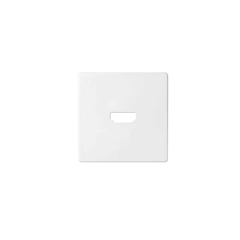 imagen Placa para conector HDMI v1.4 blanco simón 82