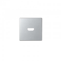 imagen Placa para conector HDMI v1.4 aluminio frío simón 82